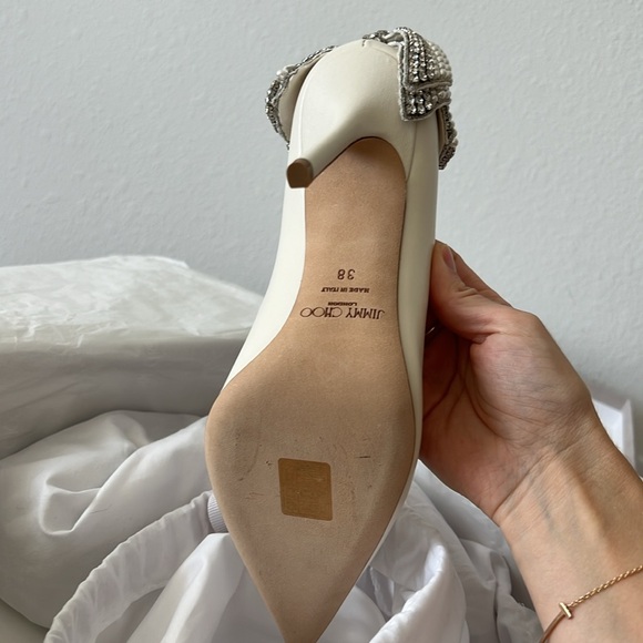 New JIMMY CHOO Love 100 patent leather pumps $1,575 38 - Picture 15 of 15